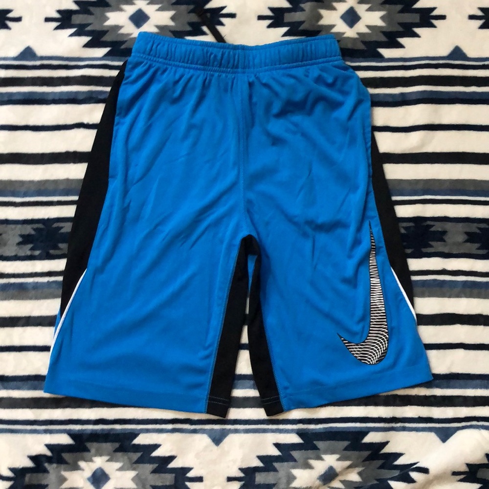 Nike air shorts (Blue,black and white)